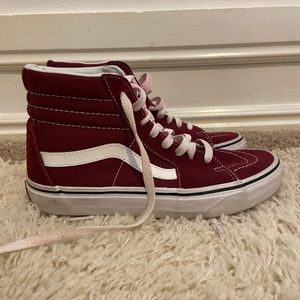 red high top vans
